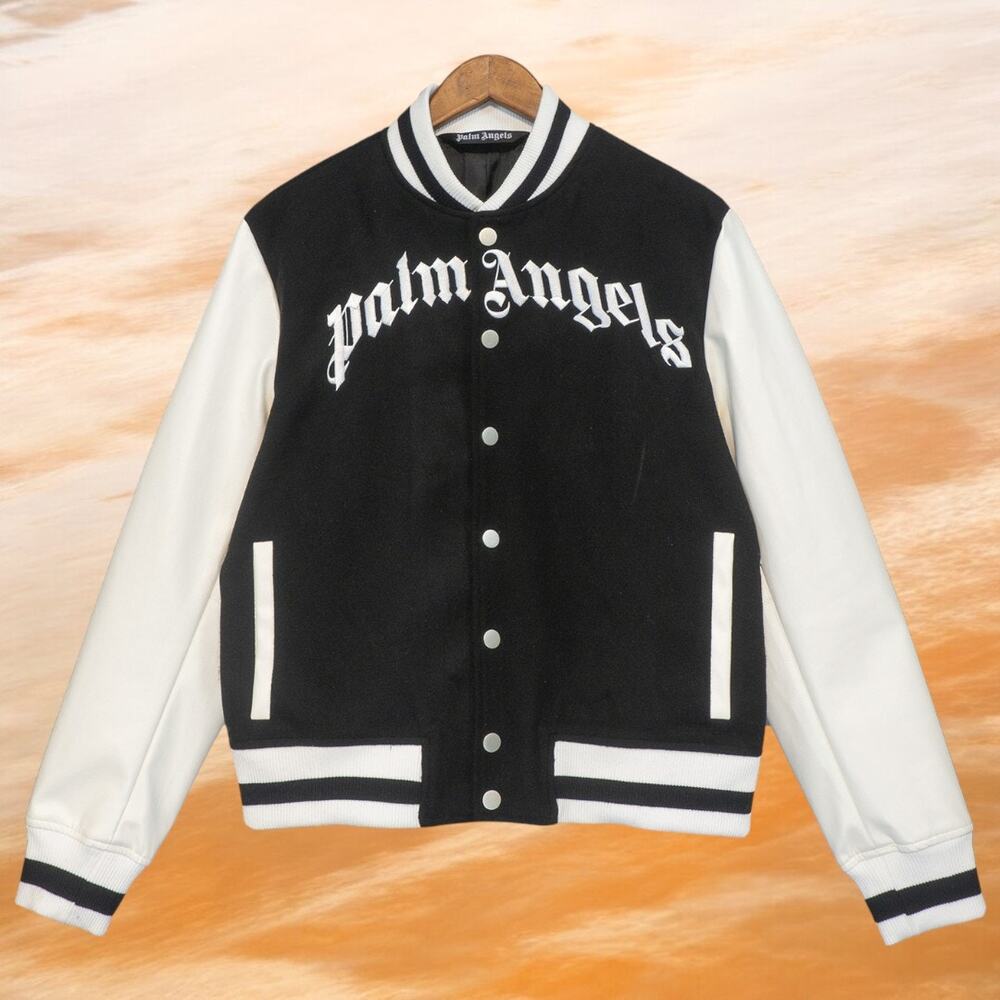 Palm Angels Men's Black Jacket